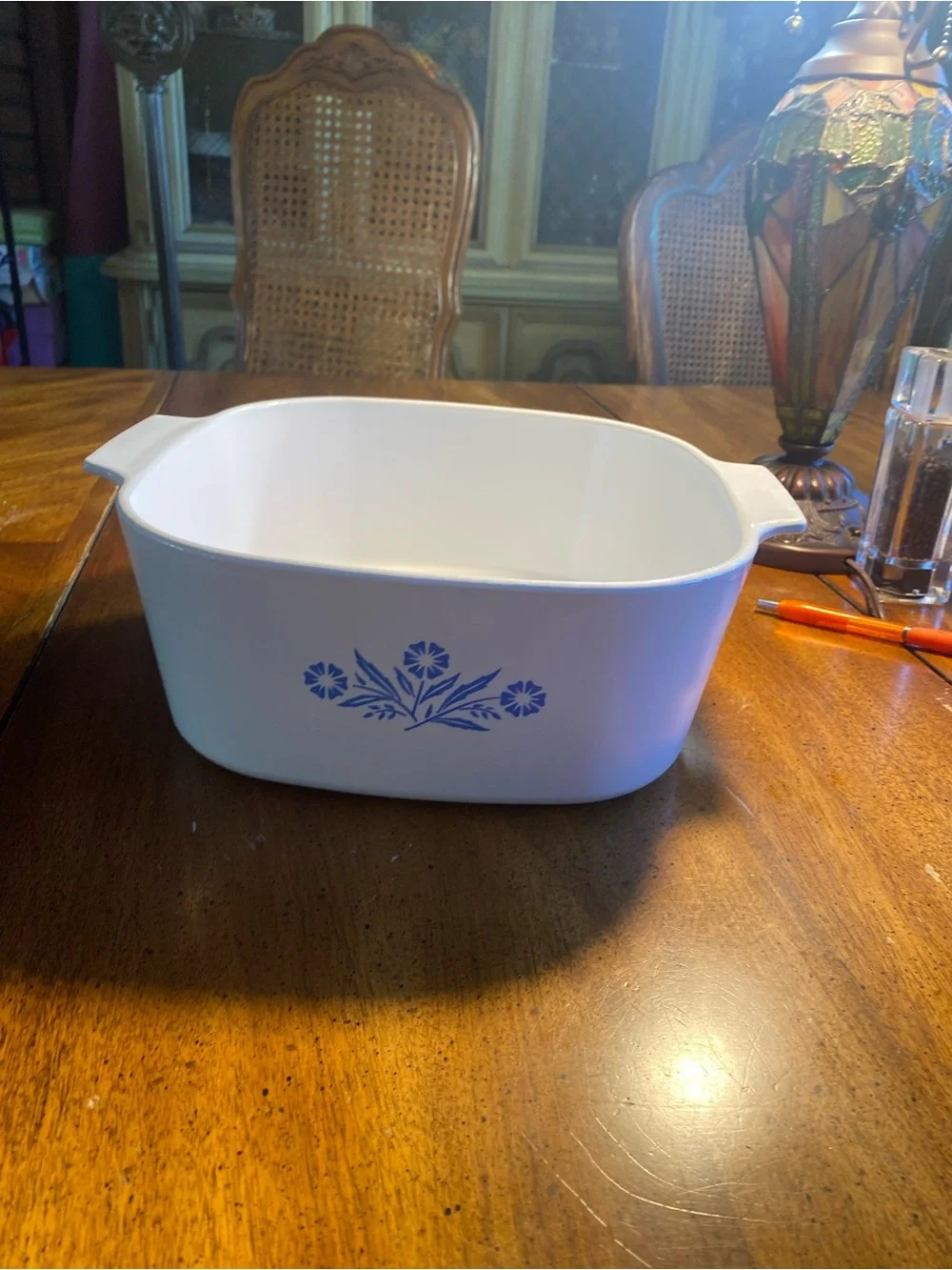 Corningware 5 Qt Cornflower Casserole Pan